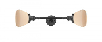 Fulton - 2 Light - 7 inch - Oil Rubbed Bronze - Adjustable Bath Vanity Light (3442|208L-OB-G171)