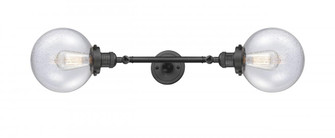 Beacon - 2 Light - 8 inch - Oil Rubbed Bronze - Adjustable Bath Vanity Light (3442|208L-OB-G204-8)
