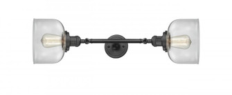 Bell - 2 Light - 8 inch - Oil Rubbed Bronze - Adjustable Bath Vanity Light (3442|208L-OB-G72-LED)