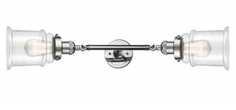 Canton - 2 Light - 6 inch - Polished Chrome - Adjustable Bath Vanity Light (3442|208L-PC-G182)