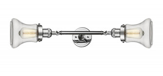 Bellmont - 2 Light - 6 inch - Polished Chrome - Adjustable Bath Vanity Light (3442|208L-PC-G192)
