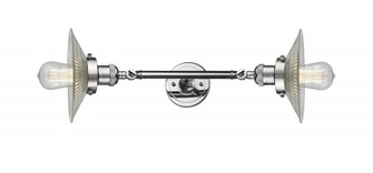 Halophane - 2 Light - 9 inch - Polished Chrome - Adjustable Bath Vanity Light (3442|208L-PC-G2)