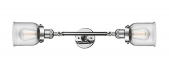 Bell - 2 Light - 5 inch - Polished Chrome - Adjustable Bath Vanity Light (3442|208L-PC-G52)