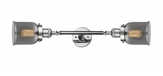 Bell - 2 Light - 5 inch - Polished Chrome - Adjustable Bath Vanity Light (3442|208L-PC-G53-LED)