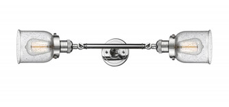 Bell - 2 Light - 5 inch - Polished Chrome - Adjustable Bath Vanity Light (3442|208L-PC-G54)
