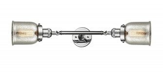 Bell - 2 Light - 5 inch - Polished Chrome - Adjustable Bath Vanity Light (3442|208L-PC-G58-LED)