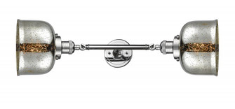 Bell - 2 Light - 8 inch - Polished Chrome - Adjustable Bath Vanity Light (3442|208L-PC-G78-LED)