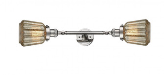 Chatham - 2 Light - 7 inch - Polished Nickel - Adjustable Bath Vanity Light (3442|208L-PN-G146-LED)