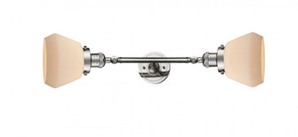 Fulton - 2 Light - 7 inch - Polished Nickel - Adjustable Bath Vanity Light (3442|208L-PN-G171)