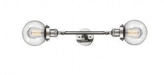 Beacon - 2 Light - 6 inch - Polished Nickel - Adjustable Bath Vanity Light (3442|208L-PN-G204-6)