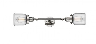 Bell - 2 Light - 5 inch - Polished Nickel - Adjustable Bath Vanity Light (3442|208L-PN-G52)