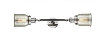 Bell - 2 Light - 5 inch - Polished Nickel - Adjustable Bath Vanity Light (3442|208L-PN-G58-LED)