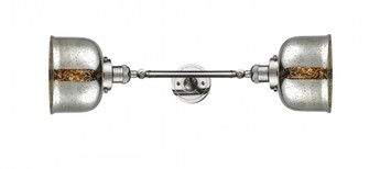 Bell - 2 Light - 8 inch - Polished Nickel - Adjustable Bath Vanity Light (3442|208L-PN-G78)