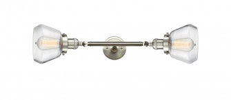 Fulton - 2 Light - 7 inch - Brushed Satin Nickel - Adjustable Bath Vanity Light (3442|208L-SN-G172-LED)