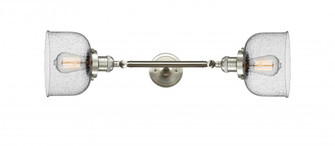 Bell - 2 Light - 8 inch - Brushed Satin Nickel - Adjustable Bath Vanity Light (3442|208L-SN-G74)