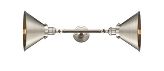 Briarcliff - 2 Light - 10 inch - Brushed Satin Nickel - Adjustable Bath Vanity Light (3442|208L-SN-M10-SN)