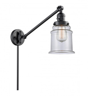 Canton - 1 Light - 8 inch - Matte Black -Adjustable Swing Arm (3442|237-BK-G182)