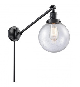 Beacon - 1 Light - 8 inch - Matte Black -Adjustable Swing Arm (3442|237-BK-G204-8)
