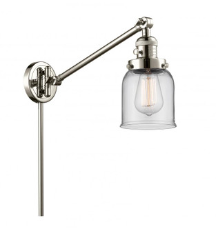 Bell - 1 Light - 8 inch - Polished Nickel -Adjustable Swing Arm (3442|237-PN-G52)