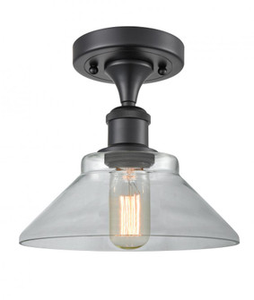 Orwell - 1 Light - 8 inch - Matte Black - Semi-Flush Mount (3442|516-1C-BK-G132)