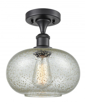 Gorham - 1 Light - 10 inch - Matte Black - Semi-Flush Mount (3442|516-1C-BK-G249-LED)