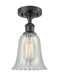 Hanover - 1 Light - 6 inch - Matte Black - Semi-Flush Mount (3442|516-1C-BK-G2811)