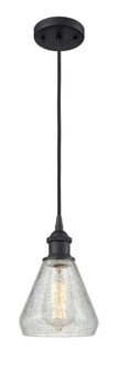 Conesus - 1 Light - 6 inch - Matte Black - Cord hung - Mini Pendant (3442|516-1P-BK-G275-LED)