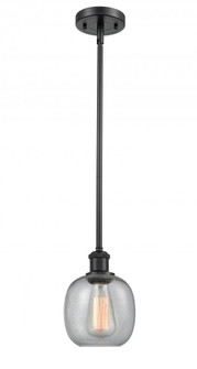 Belfast - 1 Light - 6 inch - Matte Black - Mini Pendant (3442|516-1S-BK-G104-LED)