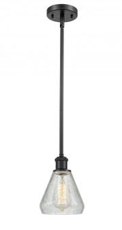 Conesus - 1 Light - 6 inch - Matte Black - Mini Pendant (3442|516-1S-BK-G275)