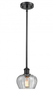 Fenton - 1 Light - 7 inch - Matte Black - Mini Pendant (3442|516-1S-BK-G92)