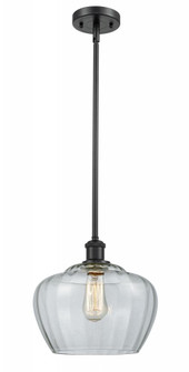 Fenton - 1 Light - 11 inch - Matte Black - Mini Pendant (3442|516-1S-BK-G92-L)