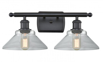 Orwell - 2 Light - 18 inch - Matte Black - Bath Vanity Light (3442|516-2W-BK-G132-LED)