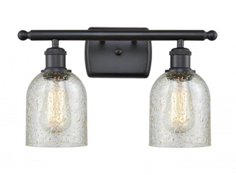 Caledonia - 2 Light - 15 inch - Matte Black - Bath Vanity Light (3442|516-2W-BK-G259)