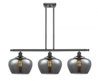 Fenton - 3 Light - 38 inch - Matte Black - Stem hung - Island Light (3442|516-3I-BK-G93-L-LED)