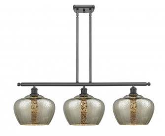 Fenton - 3 Light - 38 inch - Matte Black - Stem hung - Island Light (3442|516-3I-BK-G96-L)