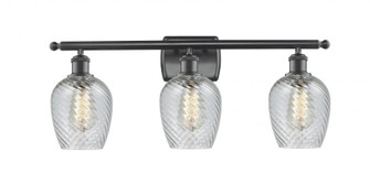 Salina - 3 Light - 26 inch - Matte Black - Bath Vanity Light (3442|516-3W-BK-G292)