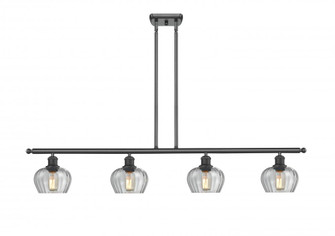Fenton - 4 Light - 48 inch - Matte Black - Stem hung - Island Light (3442|516-4I-BK-G92-LED)