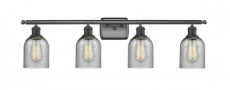 Caledonia - 4 Light - 35 inch - Matte Black - Bath Vanity Light (3442|516-4W-BK-G257-LED)