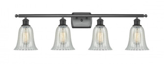 Hanover - 4 Light - 36 inch - Matte Black - Bath Vanity Light (3442|516-4W-BK-G2811-LED)