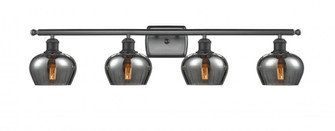 Fenton - 4 Light - 37 inch - Matte Black - Bath Vanity Light (3442|516-4W-BK-G93-LED)