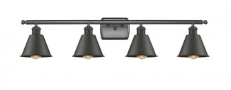 Smithfield - 4 Light - 37 inch - Matte Black - Bath Vanity Light (3442|516-4W-BK-M8-LED)