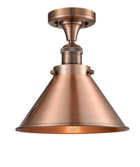 Briarcliff - 1 Light - 10 inch - Antique Copper - Semi-Flush Mount (3442|517-1CH-AC-M10-AC)