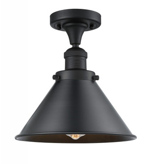 Briarcliff - 1 Light - 10 inch - Matte Black - Semi-Flush Mount (3442|517-1CH-BK-M10-BK)