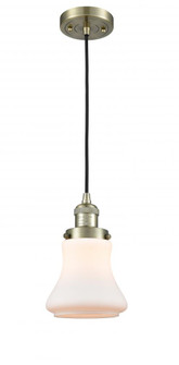 Bellmont - 1 Light - 6 inch - Antique Brass - Cord hung - Mini Pendant (3442|201C-AB-G191)