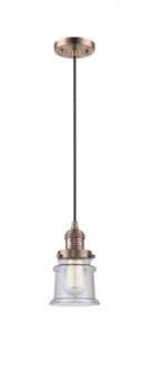 Halophane - 1 Light - 9 inch - Antique Brass - Cord hung - Mini Pendant (3442|201C-AB-G1-LED)