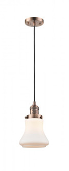 Bellmont - 1 Light - 6 inch - Antique Copper - Cord hung - Mini Pendant (3442|201C-AC-G191-LED)