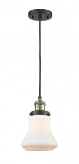 Bellmont - 1 Light - 6 inch - Black Antique Brass - Cord hung - Mini Pendant (3442|201C-BAB-G191)