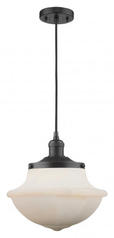 Oxford - 1 Light - 12 inch - Matte Black - Cord hung - Mini Pendant (3442|201C-BK-G541-LED)
