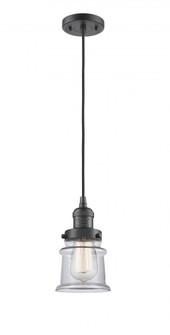 Canton - 1 Light - 5 inch - Oil Rubbed Bronze - Cord hung - Mini Pendant (3442|201C-OB-G182S-LED)