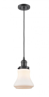 Bellmont - 1 Light - 6 inch - Oil Rubbed Bronze - Cord hung - Mini Pendant (3442|201C-OB-G191-LED)